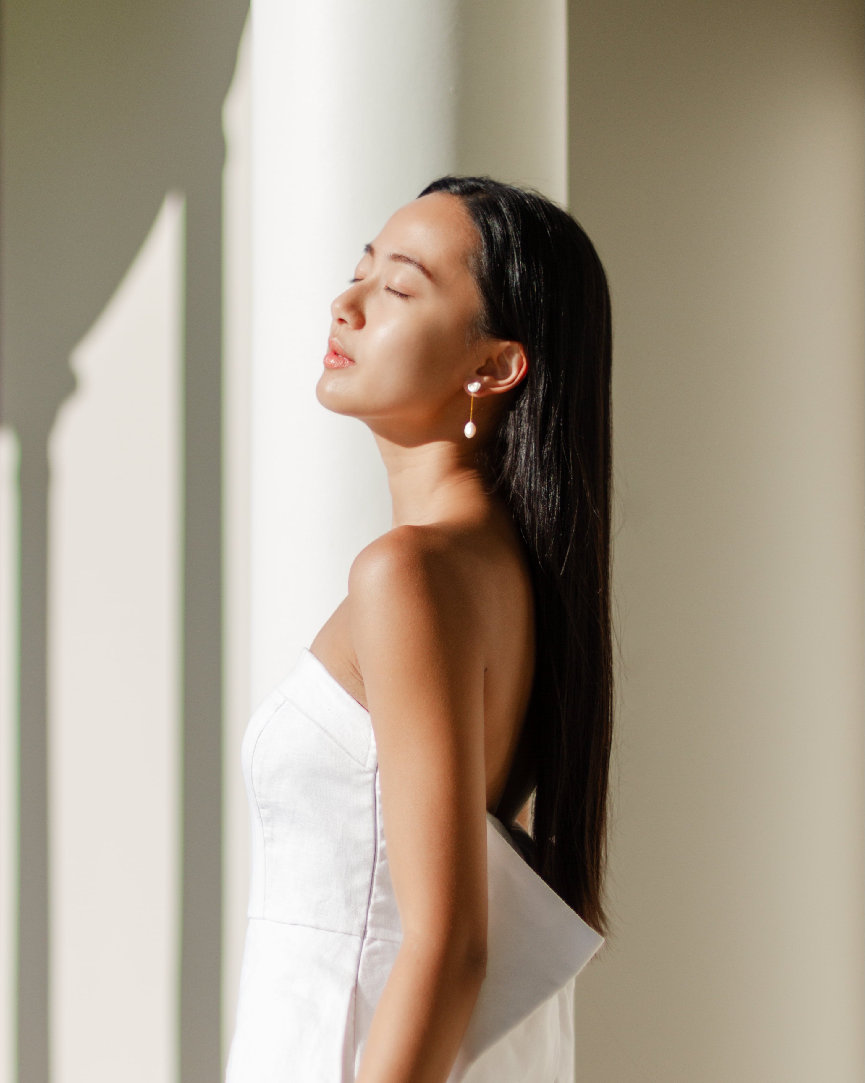 Simone Pearl Earrings