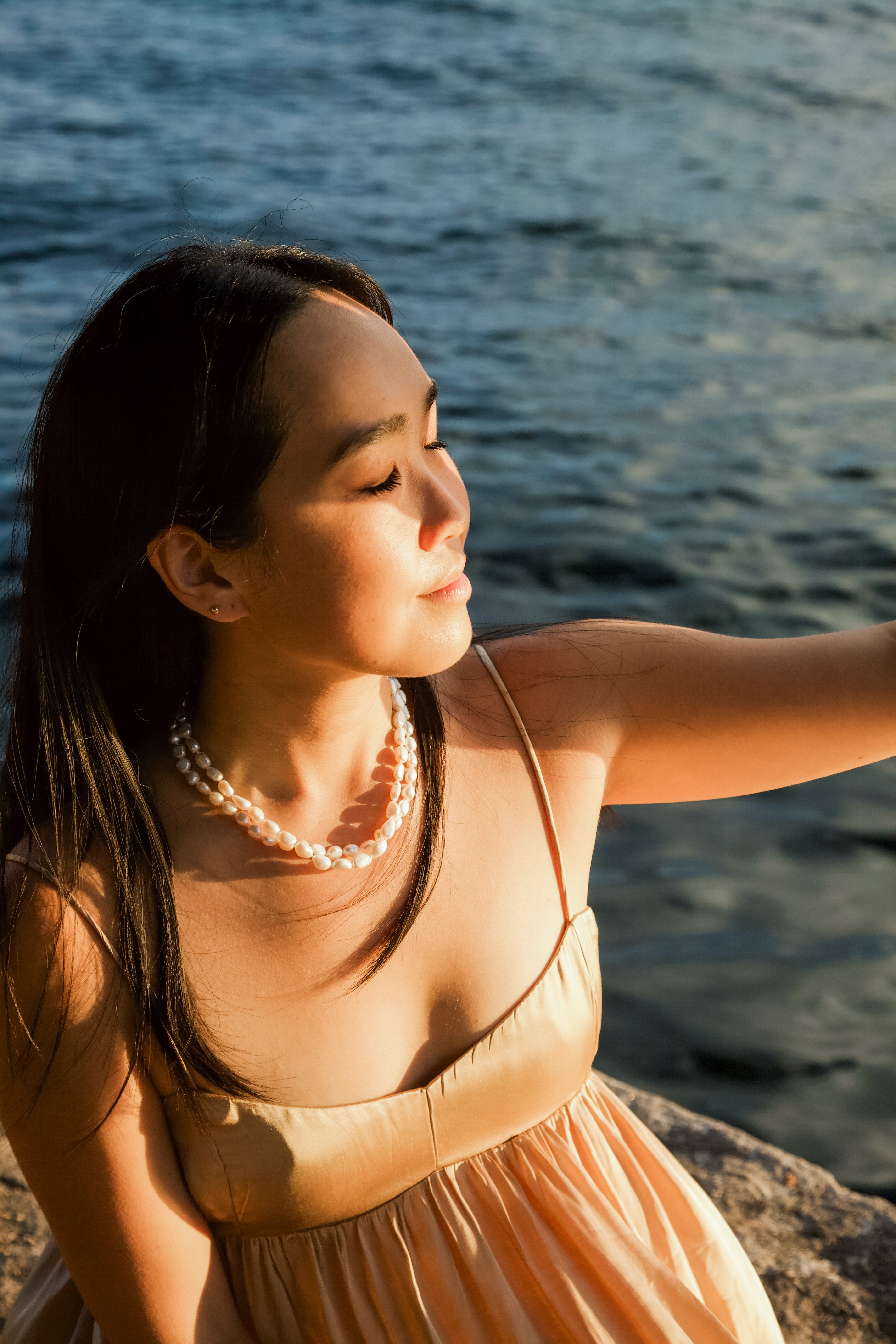 Elisse 2 Row Pearl Necklace