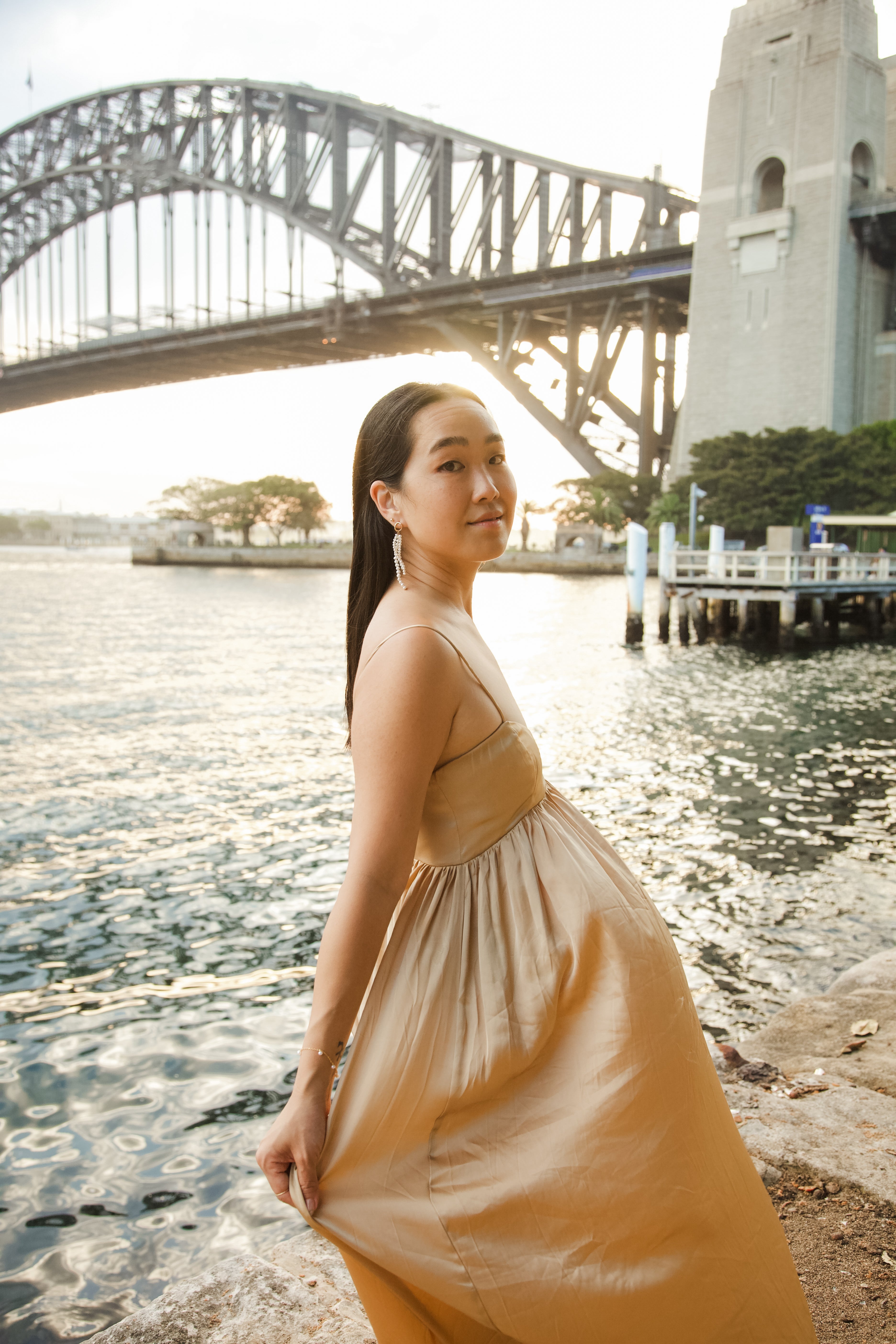Coral Pearl Earrings