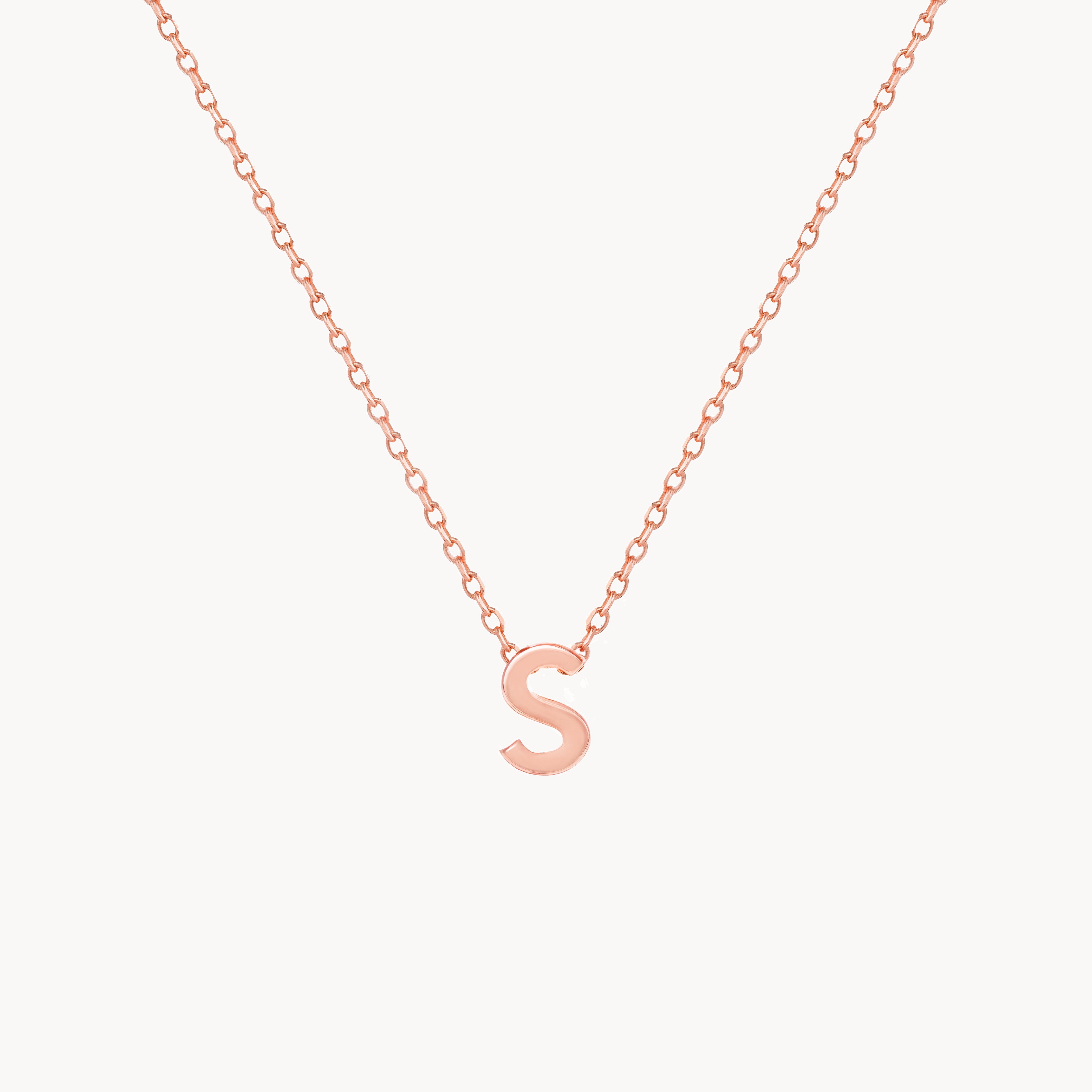 S - Alphabet Necklace