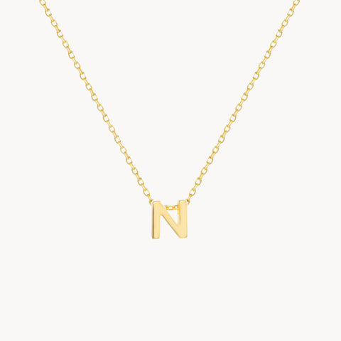 N Initial Necklace