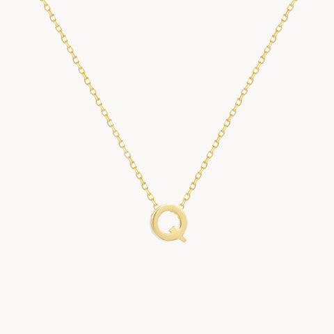 Q Initial Necklace