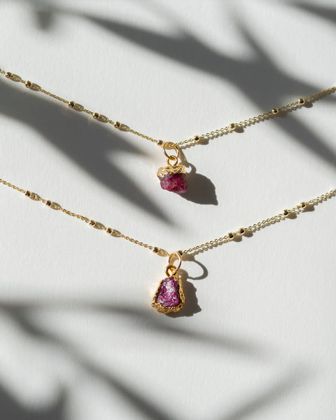Ruby Necklace | July Birthstone