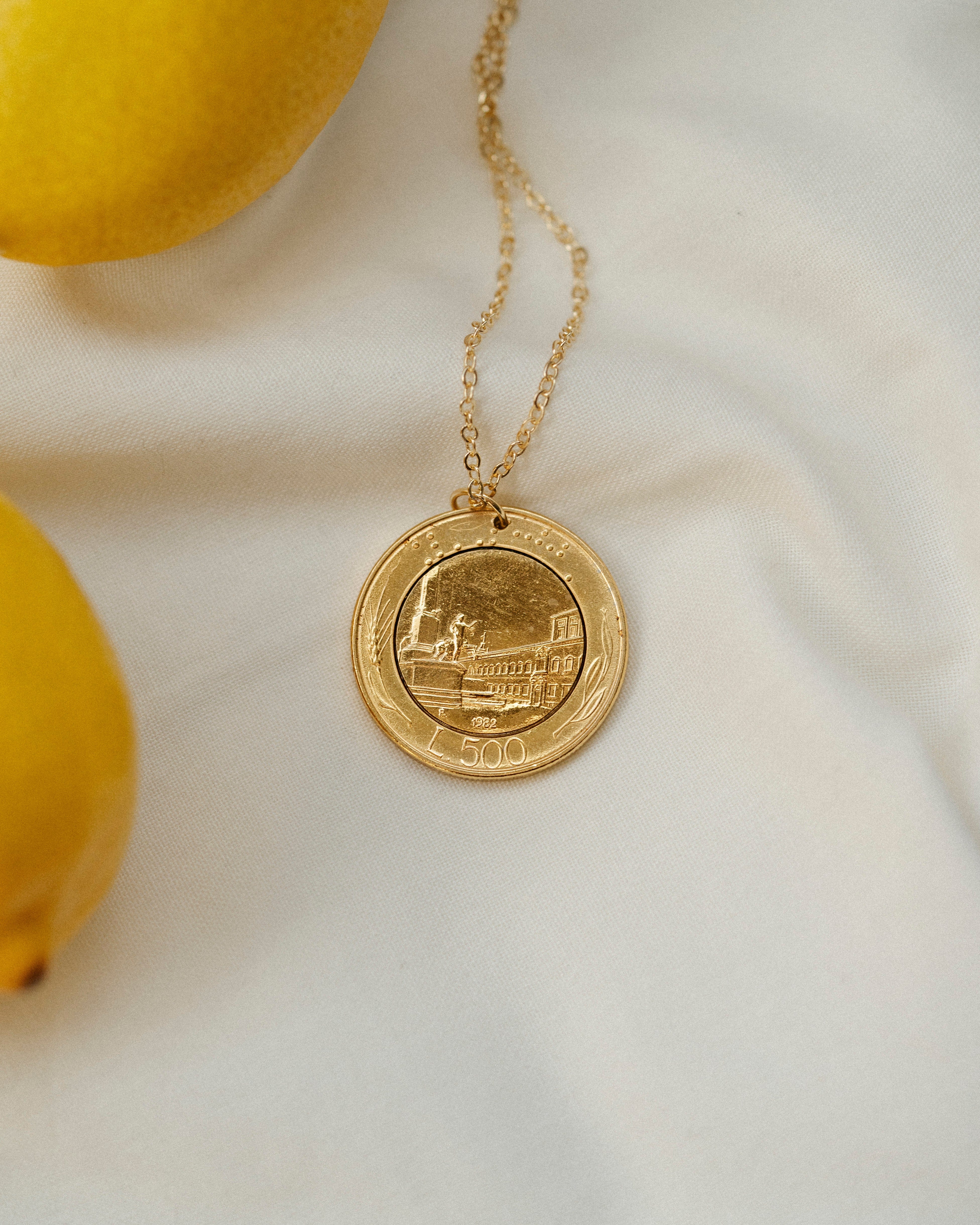 Italy | Piazza Coin Necklace