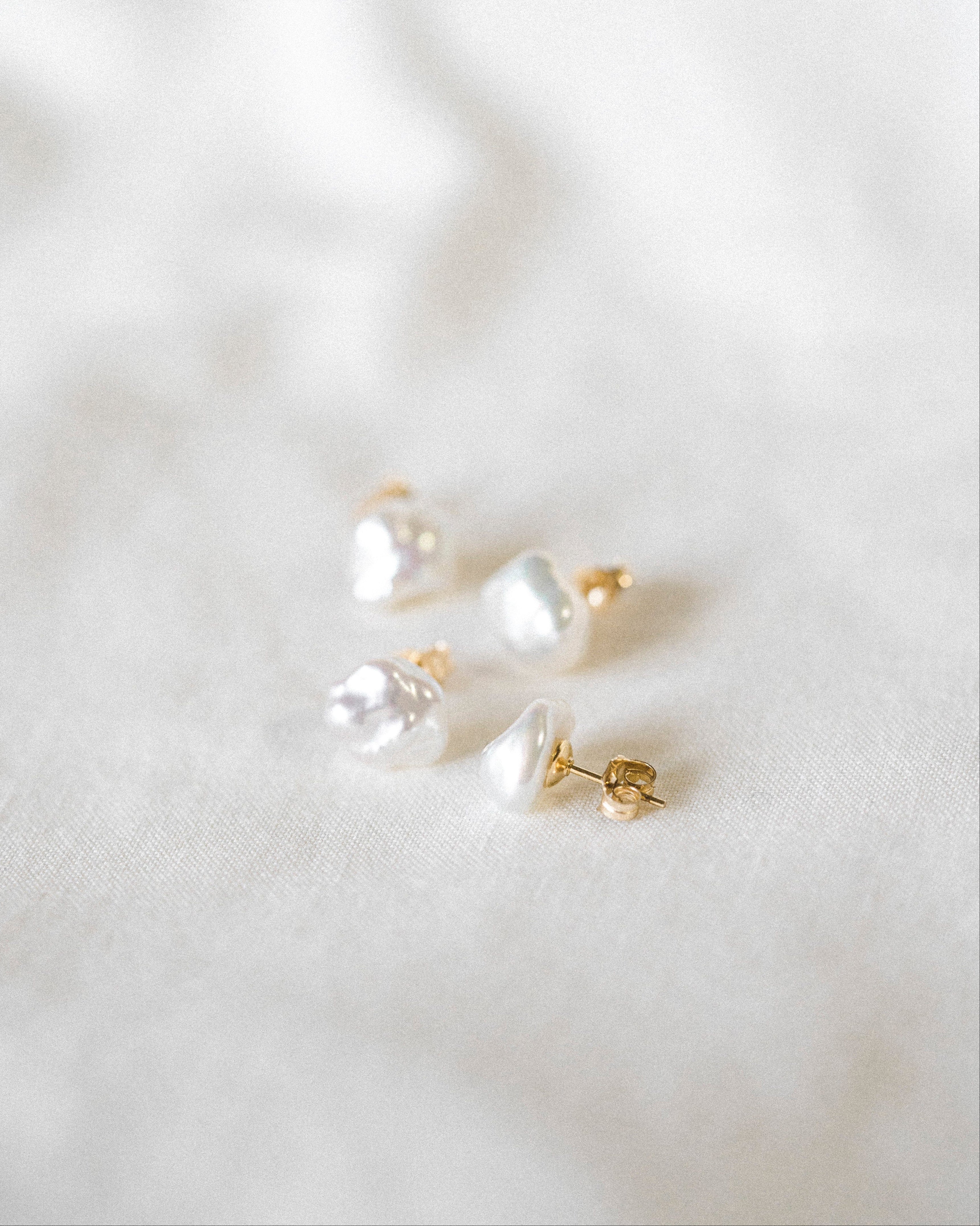 Irregular Pearl Studs