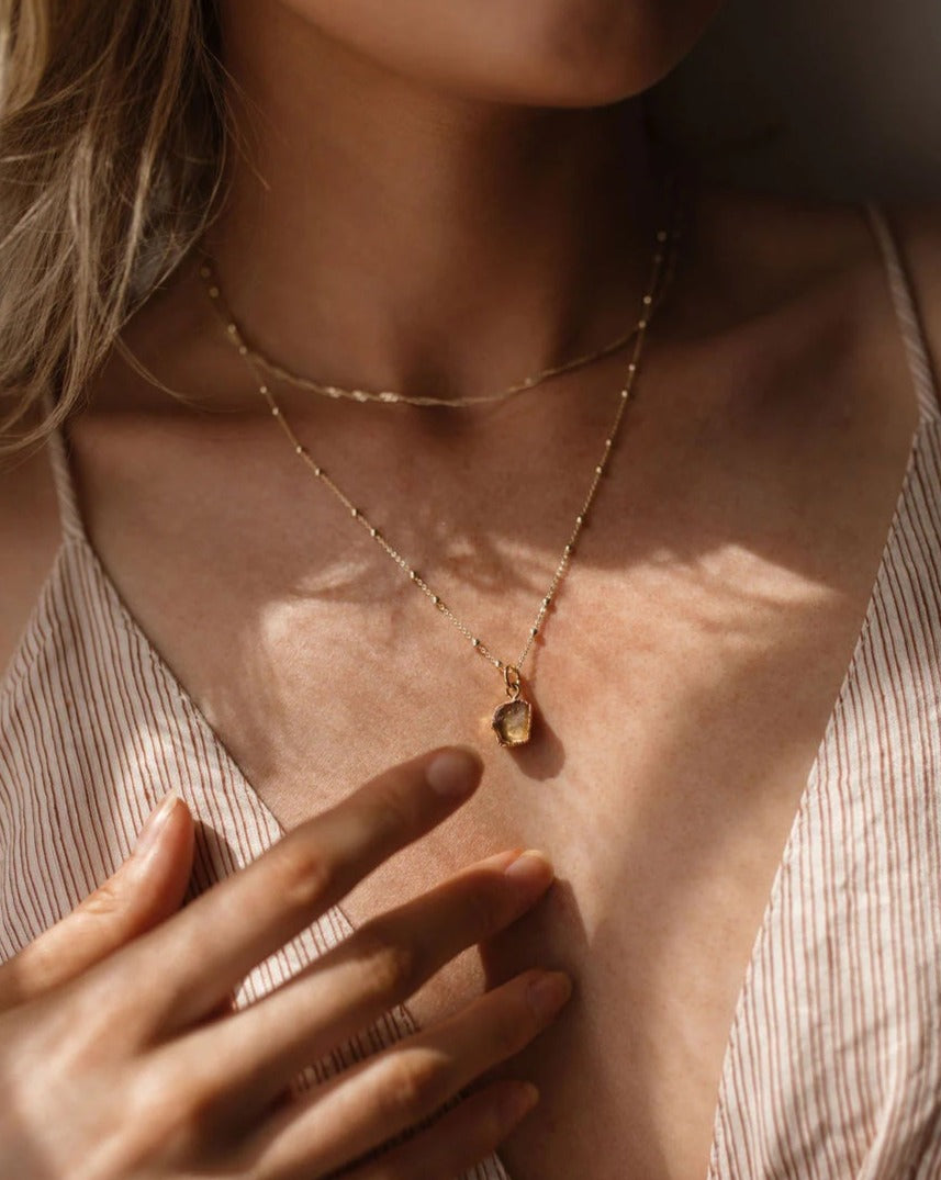 Anne Choker + Birthstone Necklace Set